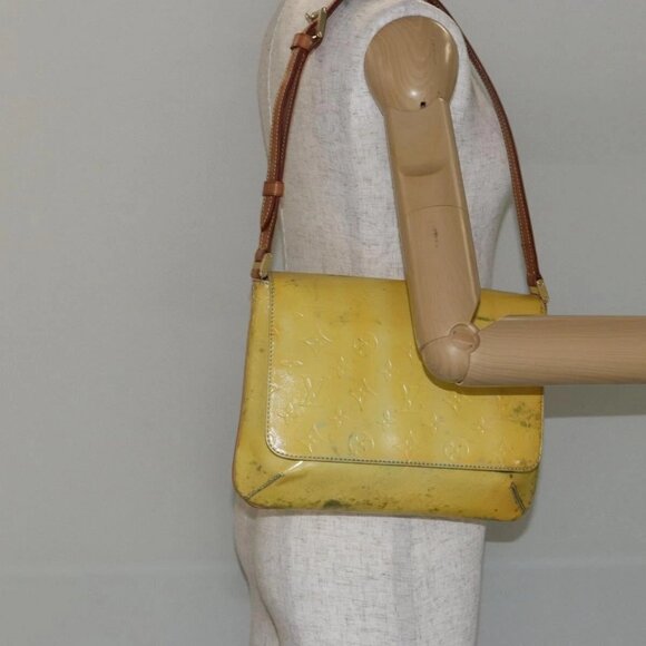 LOUIS VUITTON Monogram Vernis Thompson Street Bag Gris M91008 LV Auth gh949 - Picture 14 of 16